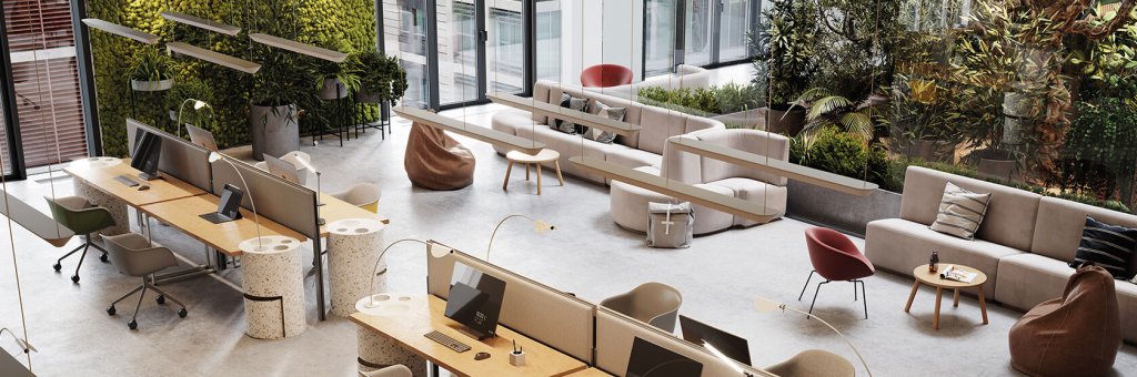 Neue Raumkonzepte für jedes Büro mit MYWORKSPACE, einer Marke von Lyreco.