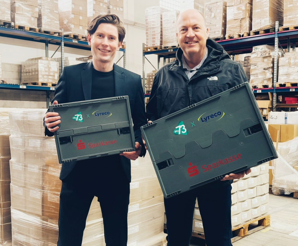 Lyreco startet mit der Einführung von Mehrwegboxen für die SEG Sparkassen-Einkaufsgesellschaft mbH (Sparkasse KölnBonn) ein besonderes und nachhaltiges Pilot-Projekt.