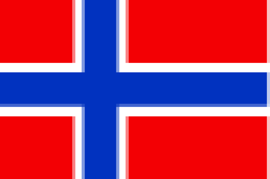 Norwegen Flagge.