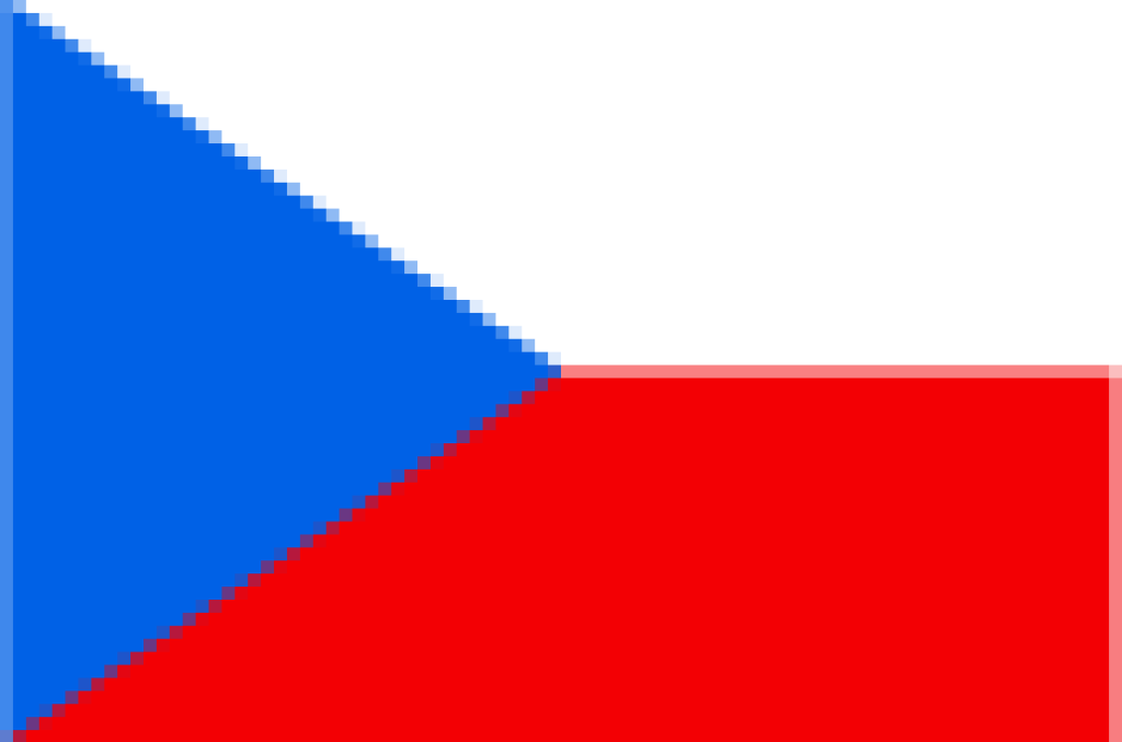 Tschechische Republik Flagge.
