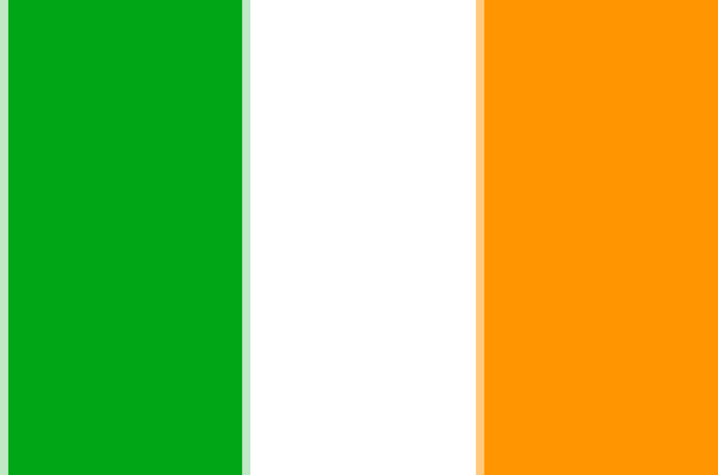 Irland Flagge.
