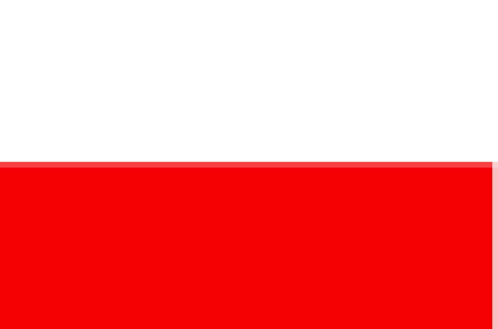 Polen Flagge.