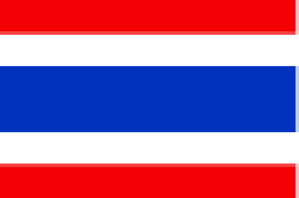 Thailand Flagge.